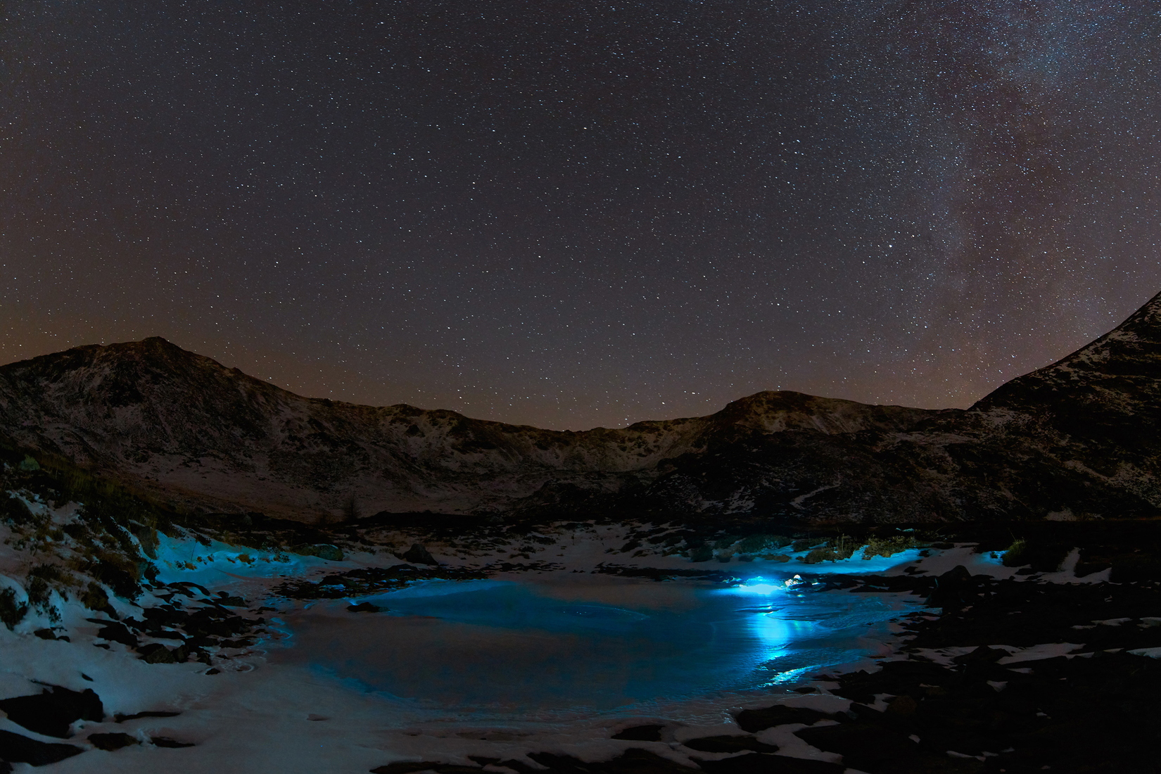 Schlosserkogel Lacke Milky Way